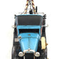 6" Blue And Black Metal Hand Painted Model Car
