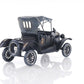 12" Black Metal c1908 Ford Model Car Tabletop Sculpture