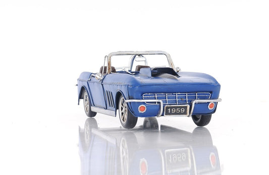 5" Blue Metal Hand Painted Model Car