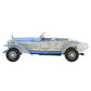 4" White Metal Hand Painted Model Car