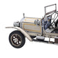 8" Silver Metal Hand Painted Model Car Tabletop Sculpture