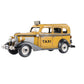 14" Yellow Checker Taxi Cab Model Sculpture