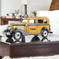 14" Yellow Checker Taxi Cab Model Sculpture