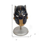 13" Black Metal Hand Painted Figurine