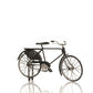 5" Gray Metal Hand Painted Bicycle Sculpture