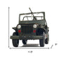 6" Green Metal Hand Painted Model Car