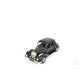 5" Gray Metal Hand Painted Model Car Tabletop Sculpture