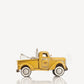 7" Yellow Metal Hand Painted Model Car