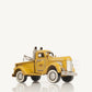7" Yellow Metal Hand Painted Model Car