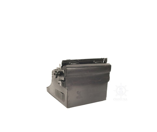 9" Black Metal German Replica Typewriter Tabletop Sculpture