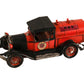 5" Red And Black Metal Hand Painted Model Car