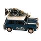4" Blue Metal Hand Painted Model Car