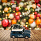 4" Blue Metal Hand Painted Model Car