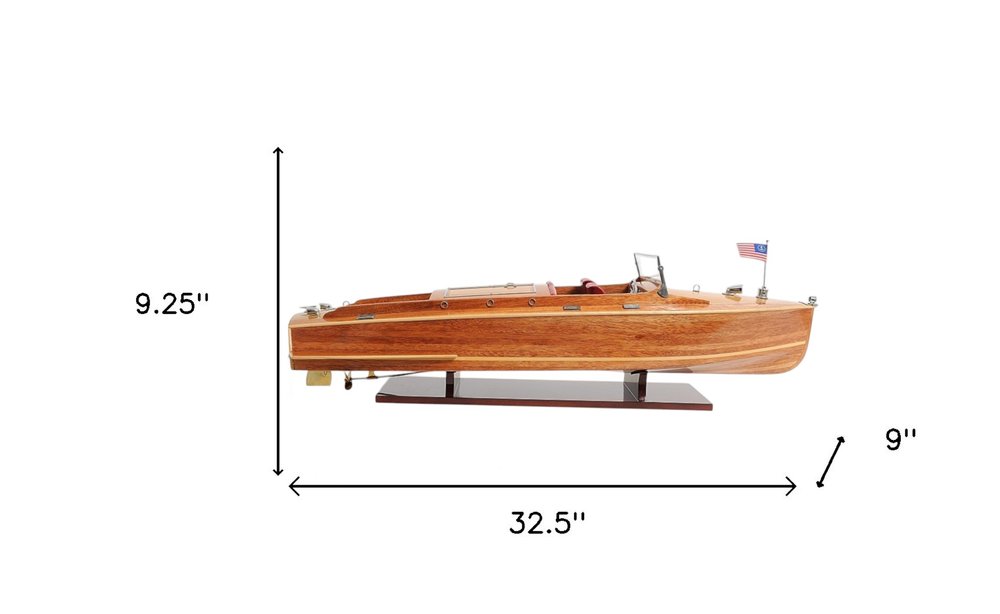 c1938 Chris Craft Runabout Large Model