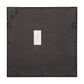 24" Graphite Metal Square Framed Accent Mirror
