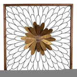 30" X 2" Black Iron Square Framed Art