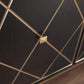 Black and Gold Harlequin Sideboard Storage Cabinet