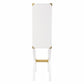 30" White Corner Display Stand With One Shelf And One Drawer