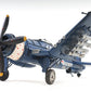 6" Blue Metal Hand Painted Model Airplane Tabletop Sculpture