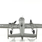 4" Gray and White Metal Hand Painted c1941 North American B-25 Mitchell Bomber Model Airplane