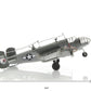 4" Gray and White Metal Hand Painted c1941 North American B-25 Mitchell Bomber Model Airplane