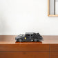4" Gray Metal Hand Painted Model Car Tabletop Sculpture
