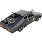 4" Gray Metal Hand Painted Model Car Tabletop Sculpture
