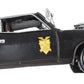 4" Gray Metal Hand Painted Model Car Tabletop Sculpture