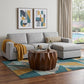 29" Brown Solid Wood Octagon Coffee Table