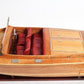 15" Natural Manufactured Wood Boat Sculpture