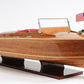 15" Natural Manufactured Wood Boat Sculpture