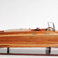 15" Natural Manufactured Wood Boat Sculpture