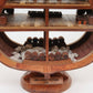 34" Brown Boat Model Sculpture