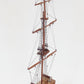 34" Brown Boat Model Sculpture