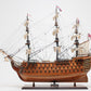 36" Wood Brown Solid Wood Hand Painted HMS Victory Exclusive Edition Model Boat