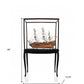 69" Wood Brown Solid Wood Hand Painted San Felipe Large Floor Display Model Boat