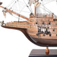 33" Wood Brown Sovereign of the Seas Hand Painted Boat Sculpture