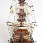 33" Wood Brown Sovereign of the Seas Hand Painted Boat Sculpture