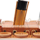 10" Black and Red Solid Wood Hand Painted 1912 RMS Titanic Small Model Boat