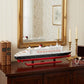13" Black and Red RMS Queen Mary II Large Boat Hand Painted Decorative Boat