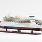 13" Brown and White Majesty of the Seas Boat Hand Painted Decorative Boat