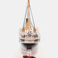 13" Black and Red Solid Wood Hand Painted RMS Empress of Ireland Model Boat