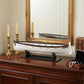 6" Brown and White Solid Wood Hand Painted RMS Titanic Lifeboat No.7 Model Boat