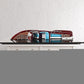 12" Wood Brown Riva Aquarama Half Hull Hand Painted Decorative Boat