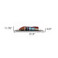 12" Wood Brown Riva Aquarama Half Hull Hand Painted Decorative Boat
