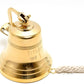 7" Gold Metal Hand Painted 1912 RMS Titanic Bell 6" Model Bell