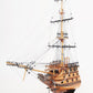29" Wood Brown HMS Victory Bow Section Hand Painted Decorative Boat