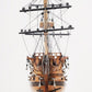 29" Wood Brown HMS Victory Bow Section Hand Painted Decorative Boat