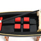8" Black and Red Venetian Gondola Hand Painted Decorative Boat