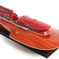 10" Solid Wood Hand Painted Ferrari Hydroplane Large Model Boat